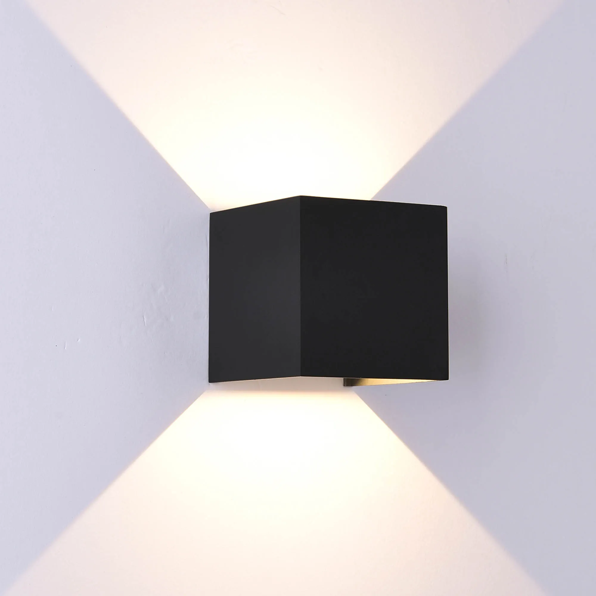 Davos Wall Lamp 2 x 6W LED M7649  Mantra Fusion Davos Sand Black